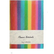 Liz Defter Rainbow Suni Deri 17X24Cm 168 Yaprak Çizgili RBW190Ç