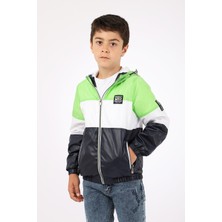 Pina Kids Erkek Çocuk Kapüşonlu Yağmurluk 7-11 Yaş