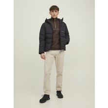 Jack & Jones Yarim Fermuarli Logolu Sweatshirt