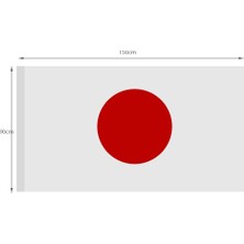 Dynwave Japonya Uluslararası Ülke Polyester Bayrağı 3 Feet x 5 Feet (Yurt Dışından)