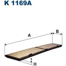 FILTRON K1169A Polen Filtresi BMW E81 E87 E88 E90 E93 E84 Karbonlu (WC335599A)