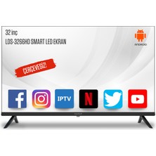 Navitech LDS-3266 32'' 81 Ekran HD Android Smart LED TV (Çerçevesiz)