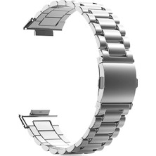 Gpack Huawei Watch Fit 2 Kordon Metal Sıralı Kordon Krd 04 Gümüş