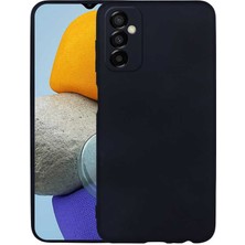 Case Street Casestreet Samsung Galaxy M23 Kılıf Mat Lüx Kamera Korumalı Premier Silikon+Nano Glass Siyah