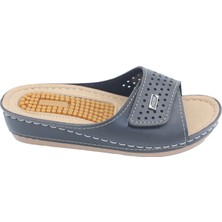 Gökçe Kundura Masaj Tabanlı Ayarlanabilir Cırtlı Anatomik Tabanlı Krem Anne Terliği