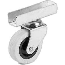 Hts Gri Uzun U Tablalı Plastik Mobilya Teker 50*20