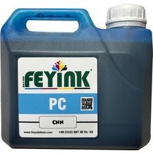 Feyink Canon Pro Serisi Uyumlu Dye Mürekkep PFI-1100 PFI-1300 PFI-1700 Pc (Photo Cyan) -1000ML-