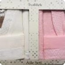 Özdilek Aile Aqua Krem Yeşil Bornoz Seti