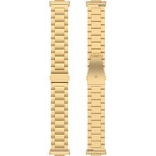 Gpack Huawei Watch Fit 2 Kordon Metal Sıralı Kordon Krd 04 Gold