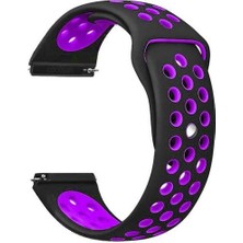 Markacase Polar Ignite Delikli Silikon Kordon Siyah Mor