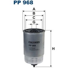 FILTRON PP968 Mazot Filtresi Boxer 2.0Hdi / 2.8Hdi 00- Ducato 2.0Jtd / 2.8Jtd 00 02 Jumper 2.0Hdi 2.2Hdi Doblo 0K2KB13480 46797378 (WA286915)