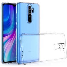 Bzontech Xiamio Redmi Note 8 Pro Kılıf Şeffaf Kamera Korumalı 3D