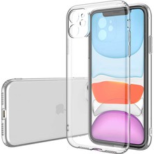 Bzontech Apple iPhone 11 Kılıf Şeffaf Kamera Korumalı 3D