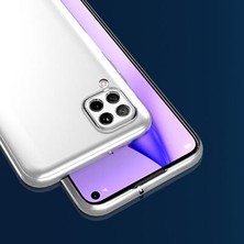 Bzontech Huawei P40 Lite Kılıf Şeffaf Silikon Kamera Korumalı 3D