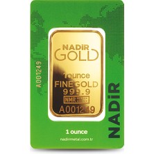 Nadir Gold 1 Ons  Külçe Altın 999.9