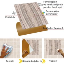 Tink Kendinden Yapışkanlı Mermer 016 Desenli Pvc Karo 30X30 cm (4 Adet) 0,36 M2