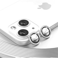 Bzontech Apple iPhone 13 Mercek Lens Kamera Koruyucu Gri