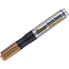 Brons Kartuşlu Akrilik Kalemi Kahverengi BR-4016