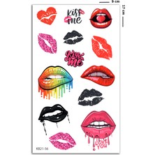 BP Tattoo Kiss Geçici Dudak Dövmesi