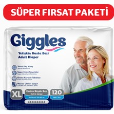 Giggles Yetişkin Hasta Bezi Extralarge 30'lu 120'li