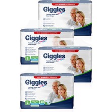 Giggles Yetişkin Hasta Bezi Belbantlı Large 30'lu x 4 pkt