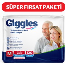 Giggles Yetişkin Hasta Bezi Medium 30'lu x 4