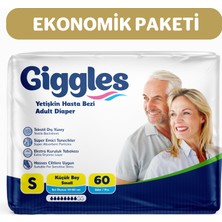 Giggles Yetişkin Hasta Bezi Belbantlı Small 30'lu x 2 pkt