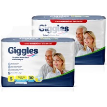 Giggles Yetişkin Hasta Bezi Belbantlı Small 30'lu x 2 pkt