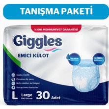 Giggles Yetişkin Emici Külot Large 30'lu 1 Paket 30 Adet