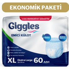 Giggles Yetişkin Emici Külot Ekstra Large 30'lu 2 Paket 60 Adet