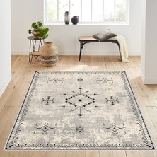 Rovigo Home Dijital Baskı Yıkanabilir Kaymaz Taban Salon Halısı RVG0178-SD961