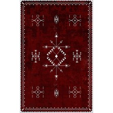 Rovigo Home Dijital Baskı Yıkanabilir Kaymaz Taban Salon Halısı RVG0187-SD962