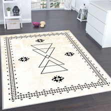 Rovigo Home Dijital Baskı Yıkanabilir Kaymaz Taban Salon Halısı RVG0179-SD1033