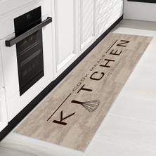 Rovigo Home Dijital Baskı Yıkanabilir Kaymaz Taban Mutfak Halısı RVG2053-SD519