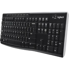 Logıtech K270 Q Klavye Siyah - Kablosuz