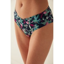 Penti Çok Renkli Çiçek Desenli Wrappy Bikini Altı