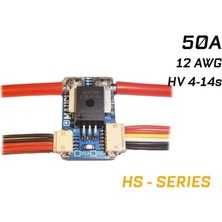 Mauch 072 HS-050-HV 50A 4-14S Current Sensor Board / 2x 10CM 12AWG