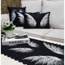 Körfez Kırlent Trend Melek Desen 4 Lü Kombin Set