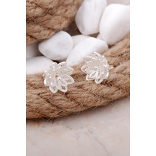 Sümer Telkari Çiçek Telkari Elişi Gümüş Küpe 102