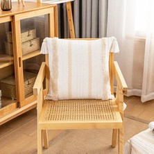 Vonluxe Tepeli Atmak Yastık Dekoratif Yastık Kapakları Yatak Çiftlik Evi Ev 45X45 cm (Yurt Dışından)