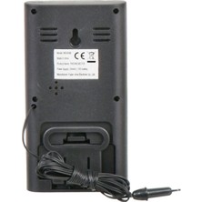 Cata T-Technıc Dijital Saat, Alarm, Iç- Dış Isı ve Nem Ölçer Termometre H-6308 Ab