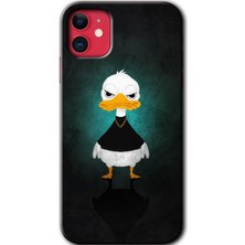 Bera Aksesuar iPhone 11 Kılıf Hd Desen Baskılı Arka Kapak - Angry Duck