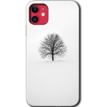 Bera Aksesuar iPhone 11 Kılıf Hd Desen Baskılı Arka Kapak - Alone Tree