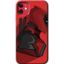 Bera Aksesuar iPhone 11 Kılıf Hd Desen Baskılı Arka Kapak - Deadpool