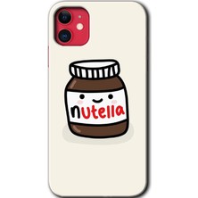 Bera Aksesuar iPhone 11 Kılıf Hd Desen Baskılı Arka Kapak - Nutella Aşkım