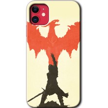 Bera Aksesuar iPhone 11 Kılıf Hd Desen Baskılı Arka Kapak - Dragon Hunter 1