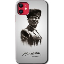 Bera Aksesuar iPhone 11 Kılıf Hd Desen Baskılı Arka Kapak - Mustafa Kemal Atatürk