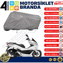 Teksin Honda Pcx 125 Arka Çanta Uyumlu Motosiklet Brandası Motor Brandası