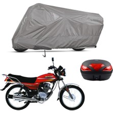 Teksin Honda Cgl 125 Arka Çanta Uyumlu Motosiklet Brandası Motor Brandası