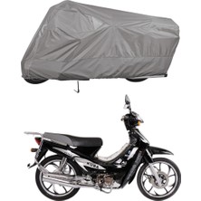 Teksin Kuba XY100-E Arka Çanta Uyumlu Motosiklet Brandası Motor Brandası